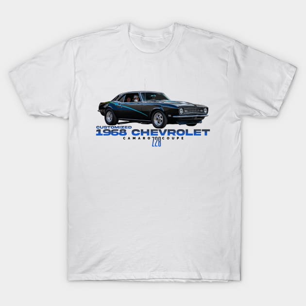 Customized 1968 Chevrolet Camaro Z28 Coupe T-Shirt by Gestalt Imagery